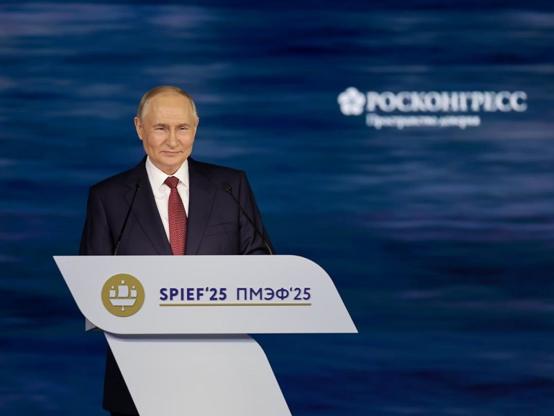 Главное событие ПМЭФ - выступление Владимира Владимировича Путина.